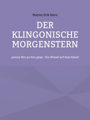 cover image of Der Klingonische Morgenstern